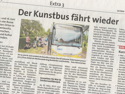 Der Kunstbus fährt wieder