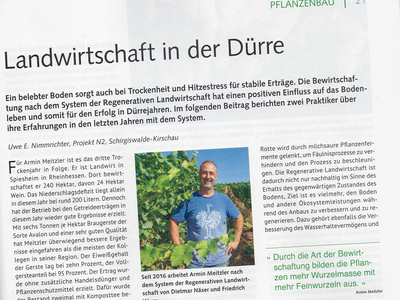 Landwirtschaft in der Dürre