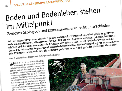 Boden und Bodenleben stehen im Mittelpunkt