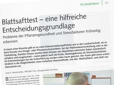 Blattsafttest - eine hilfreiche Entscheidungsgrundlage