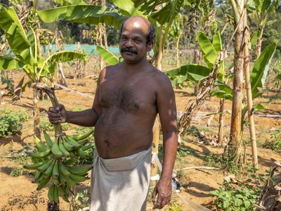 Organic Farmer Indien